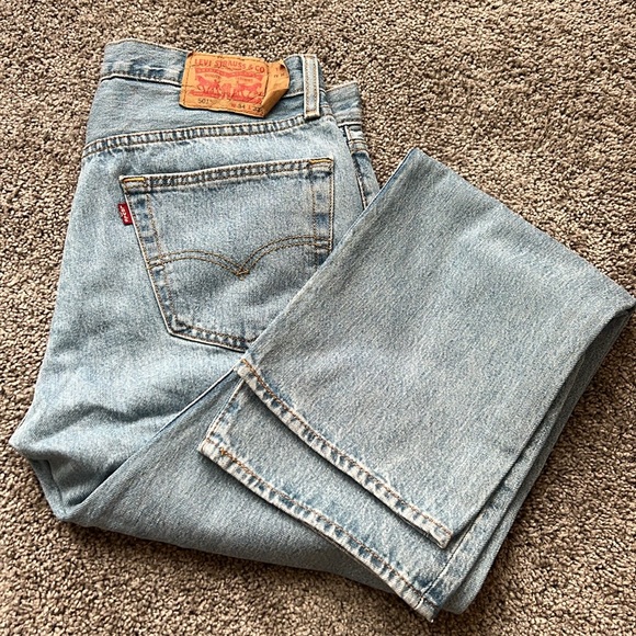 Men’s Levi 501 Original fit jeans. W 34, L 32. Great condition, light stonewash. - Picture 6 of 6